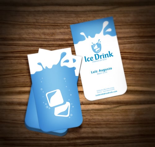 Ice Drink - Business Card by ~muriloVM