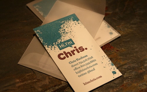 Chris Kaufman Biz Card