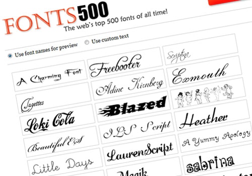 fonts500.com