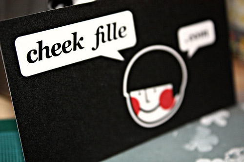 Cheek Fille business cards