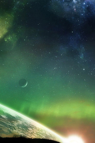 iphone space background