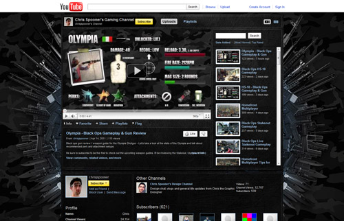 How To Design a Custom YouTube Background