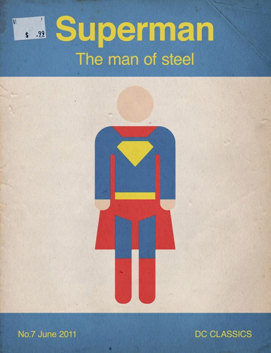 How To Create a Retro Style Superman Book Cover