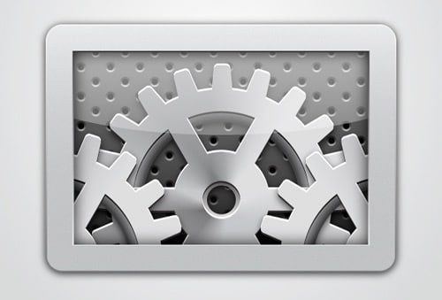 How to Create a Gearbox Settings Icon Using Simple Shapes