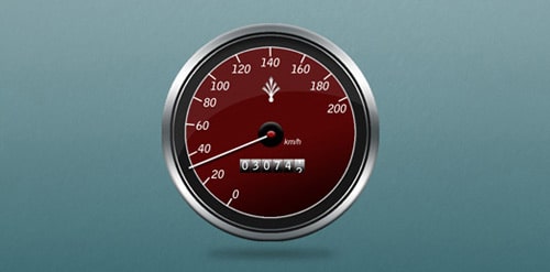 Create a Speed Gauge and Watch Icon in Photoshop