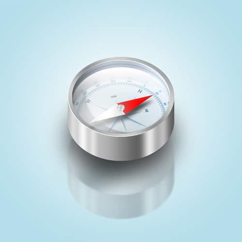 Design a Detailed Compass Icon in Photoshop