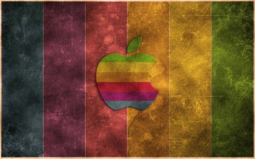 How To Create a Retro Grunge Apple Wallpaper in 5 Easy Steps in Photoshop
