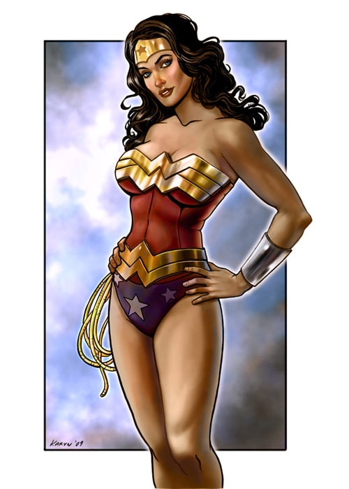 Wonder Woman Portrait by Nyrak