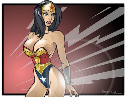 another busty Wonder Woman 2 by Bradleyo