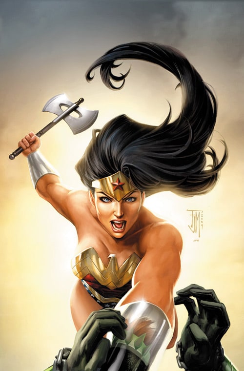 Wonder Woman 32 variant cover by JPRart