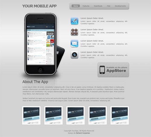 Mobile App's Layout 2