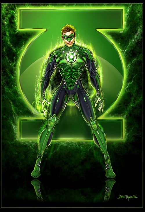 Brian A. Green + Green Lantern by jamietyndall