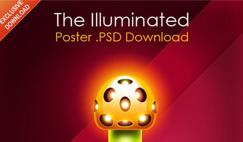 Eye-catching poster design in Photoshop and Icons