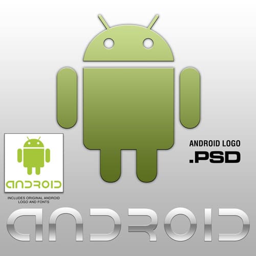 Android Logo HD .PSD by zandog