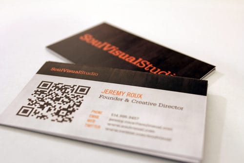 SoulVisual Business cards