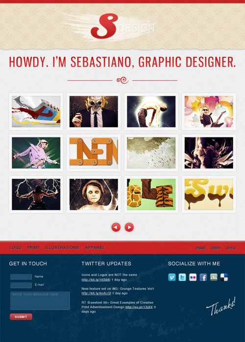 Make a Stylishly Elegant Portfolio Web Design in Photoshop
