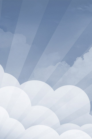 Cloud Vector iPhone Wallpaper