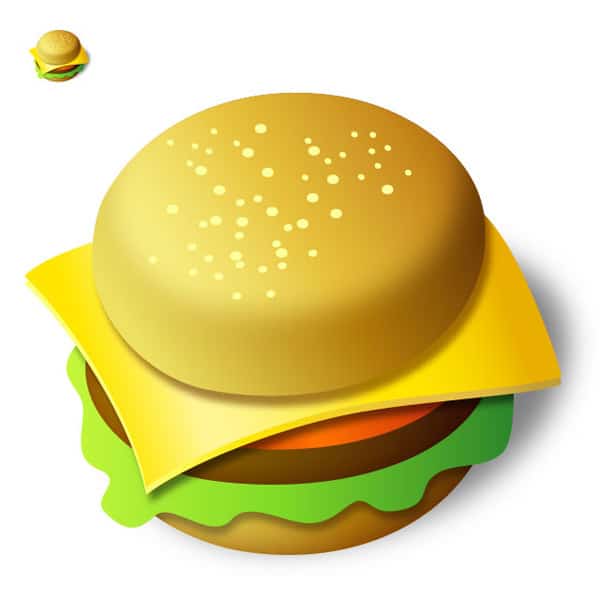 Create a Tasty Burger Icon in Illustrator