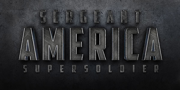 Create a Cinematic "Sergeant America" Text Effect in Photoshop