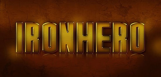 Quick Tip: Create an “IronHero” Text Effect in Photoshop