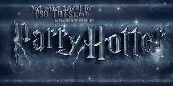 Create a “Parry Hotter” Text Effect in Photoshop 