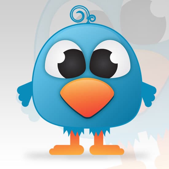 Create a Cute Twitter Bird Character in Illustrator