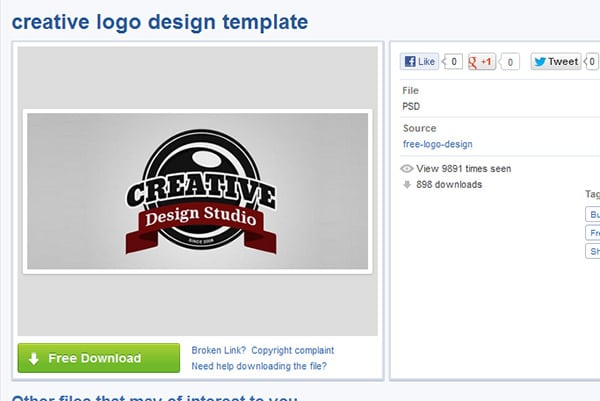 creative logo design template