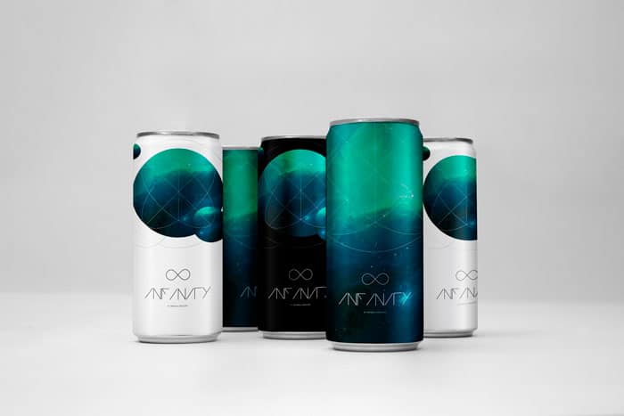 Infinity - Drink Cans Mockup