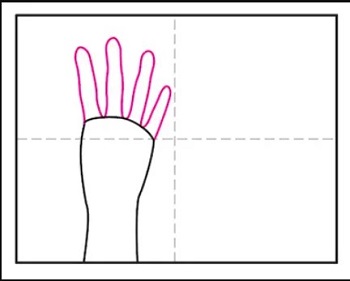 how to draw a hand