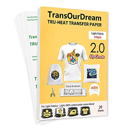 Avery T-shirt Transfers for Inkjet Printers for light-colored 8.5 x 11 Inches... 