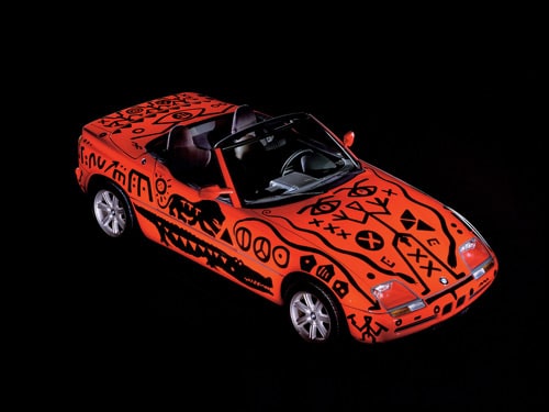1991 BMW Z1 Art Car by A. R. Penck - Front Angle Top
