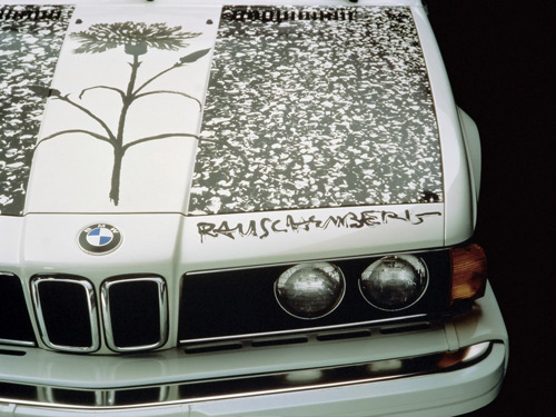 1986 BMW 635 CSi Art Car by Robert Rauschenberg - Hood Section