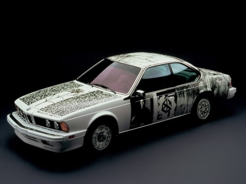 1986 BMW 635 CSi Art Car by Robert Rauschenberg - Side Angle