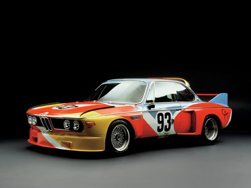 1975 BMW 3.0 CSL Art Car by Alexander Calder - Side Angle