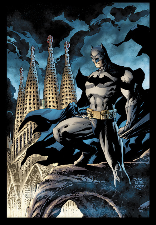 Batman over Barcelona by jimlee00