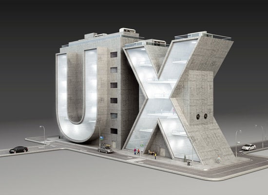 UX 3D type