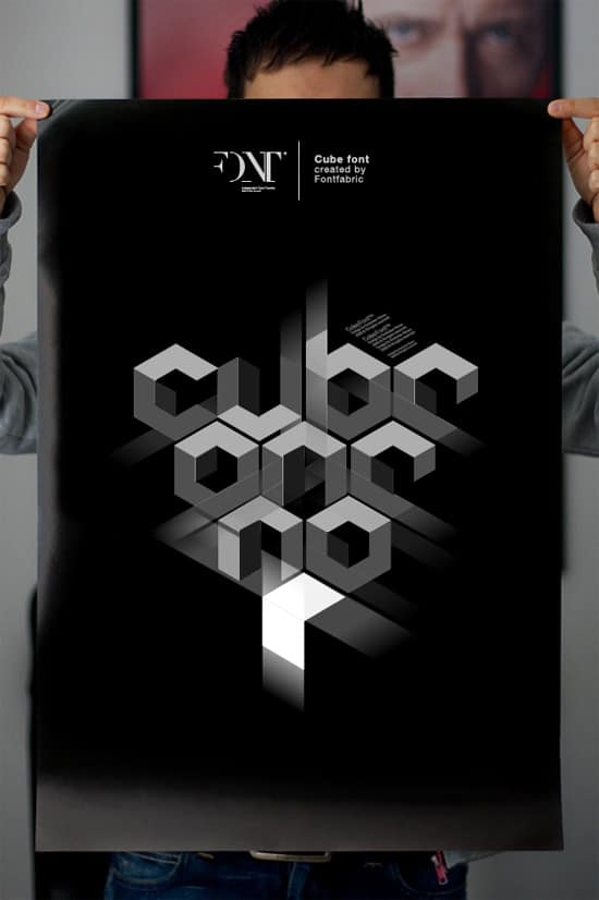 Cube 02 font