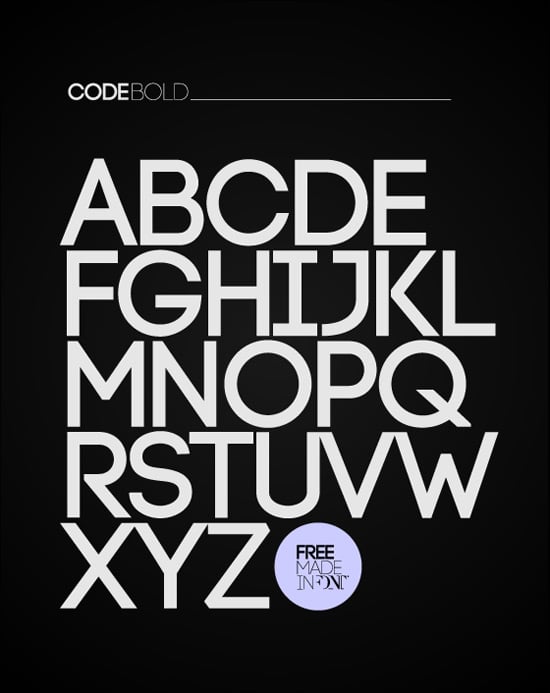Code Free Font
