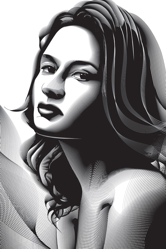 Using the Blend Tool to Create a Halftone Effect Portrait in Adobe Illustrator | Vectortuts+