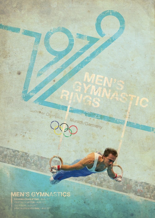Retro 1979 Olympic Posters by Chris Page