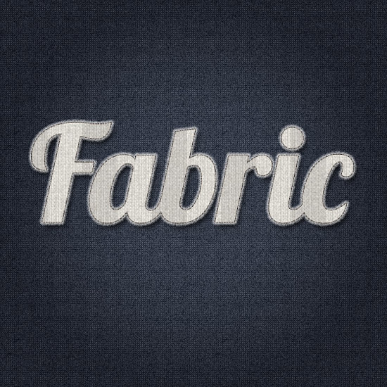 Create an Easy Stitched Fabric Type Style in Photoshop