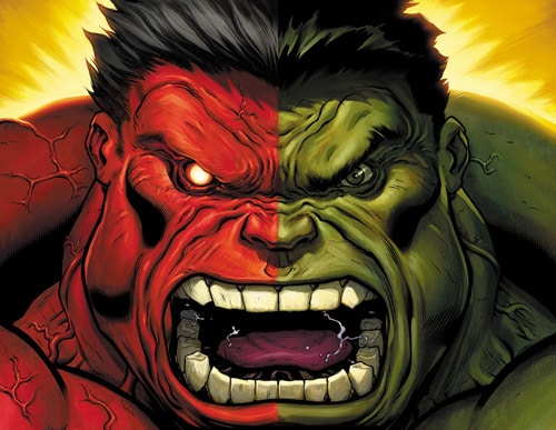 who is the red hulk by skage