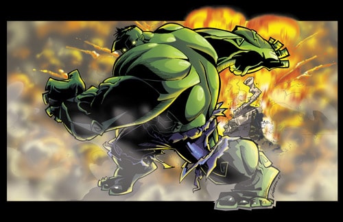 hulk colorized by sAUcEbOy