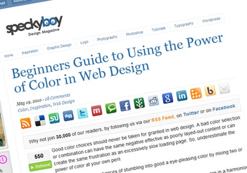 Beginners Guide to Using the Power of Color in Web Design