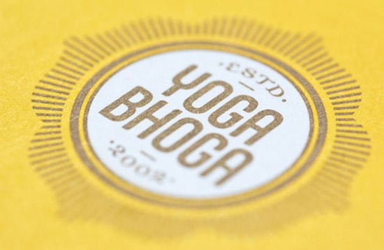 Yoga Bhoga Business Card 