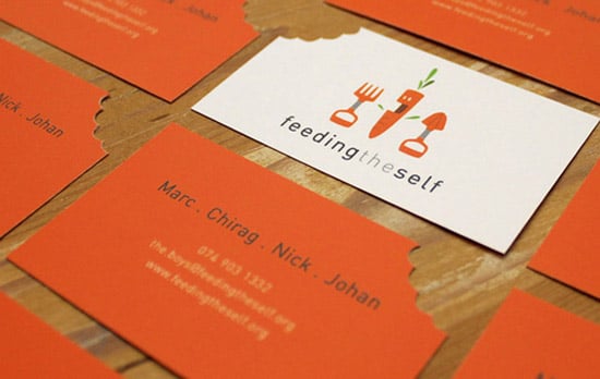 Orange Business Cards 