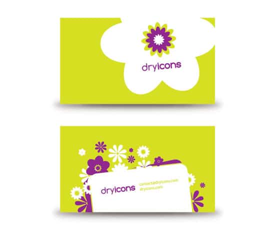 Flowery Business Card
