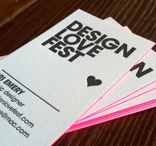Business Card for: Design Love Fest