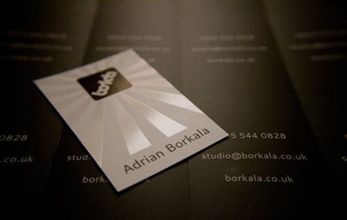 Spot Gloss Business Card By Adrian Borkala