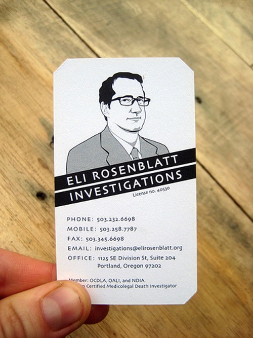 Business Card for Eli Rosenblatt
